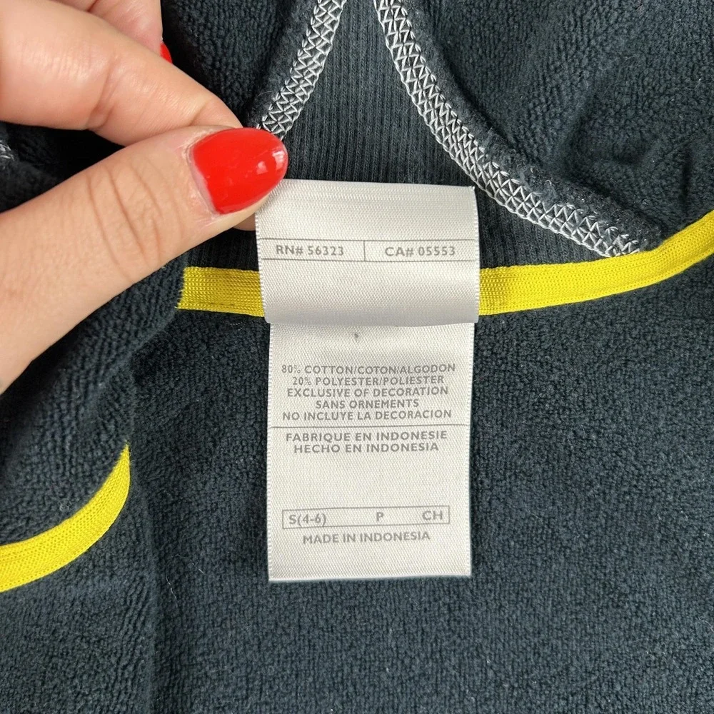 Vintage Nike‎ Hoodie Womens Small Full Zip Contrast Stitching Y2K 90s Silver Tag